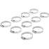 Colliers Inoxydables 10 Pièces 40 x 60 mm - Résistants et Durables - - BGS
