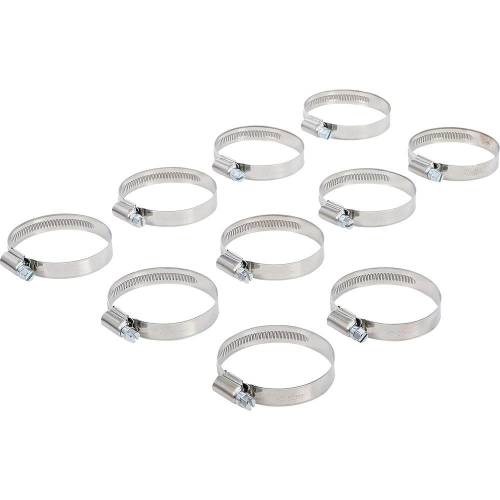 Colliers Inoxydables 10 pcs 40 x 60 mm - Résistants et Durables - Acier - D-Work