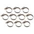 Lot de 10 Colliers Inoxydables 25 x 40 mm - Résistants et Durables - Acier, 10 pcs - D-Work