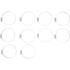 Lot de 10 Colliers Inoxydables 25x40 mm - Résistants et Durables - - BGS