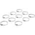 Colliers Inoxydables 10 pcs 50 x 70 mm - Résistants et Durables, Acier - D-Work