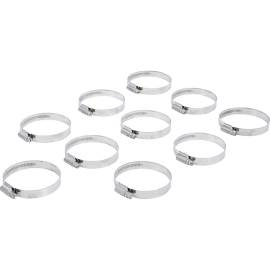 Colliers Inoxydables 10 Pièces 50 x 70 mm - Résistants et Durables - BGS