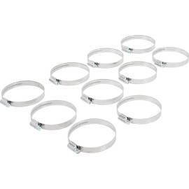 Colliers Inoxydables 10 pcs 60 x 80 mm - Résistants et Durables - Acier - D-Work