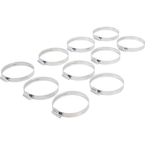 Colliers Inoxydables 10 pcs 60 x 80 mm - Résistants et Durables - Acier - D-Work