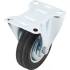 Roue Fixe D.100 mm - Socle à Visser - Résistante et Polyvalente pour Mobilier et Équipements, Plastique - D-Work