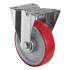 Roue Fixe Ø100 mm - Socle à Visser - Résistante et Polyvalente pour Mobilier et Équipements - BGS