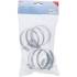 Colliers Inoxydables 10 pcs 50 x 70 mm - Résistants et Durables, Acier - D-Work