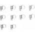 Colliers Inoxydables 8 x 12 mm - Lot de 10 Pièces - Résistants et Durables - BGS