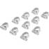 Colliers Inoxydables 10 pcs 60 x 80 mm - Résistants et Durables - Acier - D-Work