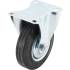 Roue Fixe avec Socle à Visser Ø125 mm - Résistante et Pratique pour Mobilier et Équipements - BGS