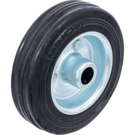 Roue Pleine en Caoutchouc Ø100 mm - Jantes en Acier - Résistante et Durable - BGS