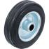 Roue Pleine en Caoutchouc Ø100 mm - Jantes en Acier - Résistante et Durable - BGS