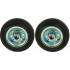 Roue Pleine en Caoutchouc Ø100 mm - Jantes en Acier - Résistante et Durable - BGS