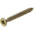 Vis Multifonctions Cruciforme PZ2 3,5 x 35 mm - Lot de 200 pcs - Acier Résistant et Polyvalent - D-Work
