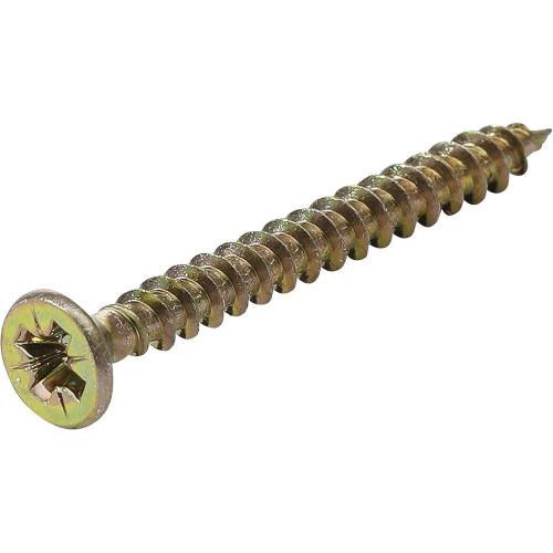 Vis Multifonctions Cruciforme PZ2 3,5x35 mm - Lot de 200 Pièces - Acier Résistant et Polyvalent - BGS