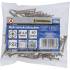 Vis Multifonctions Cruciforme PZ2 4 x 40 mm - Lot de 150 pcs - Acier Résistant et Polyvalent, Pro - D-Work