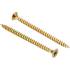 Vis Multifonctions Cruciforme PZ2 4 x 60 mm - Lot de 100 pcs - Acier Résistant et Polyvalent, Pro - D-Work