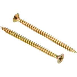 Vis Multifonctions Cruciforme PZ2 4x60 mm - Lot de 100 Pièces - Acier Résistant et Polyvalent - BGS
