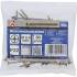 Vis Multifonctions Cruciforme PZ2 5 x 80 mm - Lot de 50 pcs - Polyvalentes et Résistantes, Acier - D-Work