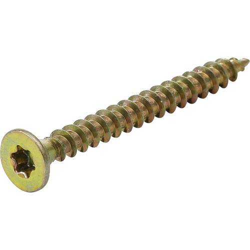 Vis Multifonctions Profil en T Torx T10 3,5x35 mm - Lot de 200 Pièces - Acier Résistant et Polyvalent - BGS