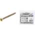 Vis Multifonctions Profil en T Torx T20 4,0 x 50 mm - Lot de 125 pcs - Fixation Polyvalente et Durable - D-Work