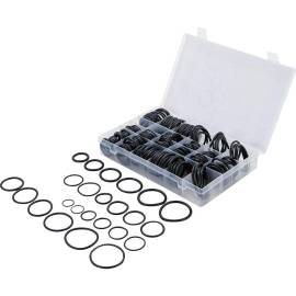 Assortiment de Joints Toriques XXL Ø18-50 mm - 285 Pièces - Polyuréthane Résistant - Étanchéité Fiable et Durable - BGS