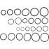 Assortiment de Joints Toriques XXL Ø18-50 mm - 285 Pièces - Polyuréthane Résistant - Étanchéité Fiable et Durable - BGS