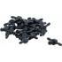 Jeu de Raccords Tuyau en Plastique en Forme de T - 30 pcs - Montage Facile et Étanche - D-Work