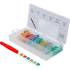 Assortiment de Fusibles Mini 121 pcs - l. 11,2 cm, H. 3,3 cm, Prof. 22,9 cm - Variété Complète pour Prot - D-Work