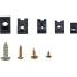 Assortiment d'Agrafes et Vis de Carrosserie 170 pcs - Acier, Résistantes et Pratiques, Pro - D-Work