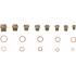 Assortiment de Bouchons de Vidange 534 pcs - Joints Cuivre - Réparation et Étanchéité Fiables, Pro - D-Work