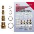 Assortiment de Bouchons de Vidange et Joints Aluminium - 534 pcs - l. 18,4 cm, H. 4,7 cm, Prof. 27,8 cm - D-Work