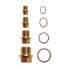 Assortiment de Bouchons de Vidange et Joints Aluminium - 534 Pièces - Largeur 18,4 cm, Hauteur 4,7 cm, Profondeur 27,8 cm - BGS