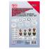 Assortiment de Bouchons de Vidange et Joints Aluminium - 534 Pièces - Largeur 18,4 cm, Hauteur 4,7 cm, Profondeur 27,8 cm - BGS