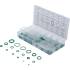 Assortiment de Joints Toriques Ø3-22 mm - 225 Pièces - Caoutchouc Résistant - Étanchéité Fiable - BGS