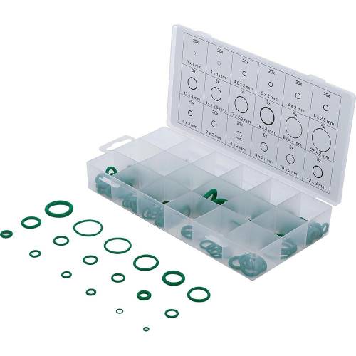 Assortiment de Joints Toriques D.3-22 mm - 225 pcs - Caoutchouc Résistant - Étanchéité Fiable - D-Work