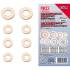Assortiment de Joints en Cuivre pour Injecteur - 150 Pièces - Résistants et Précis - - BGS
