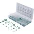 Assortiment de Joints Toriques D.3-22 mm - 225 pcs - Caoutchouc Résistant - Étanchéité Fiable - D-Work