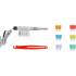 Assortiment de Fusibles Standard 92 pcs - l. 11,2 cm, H. 3,2 cm, Prof. 22,8 cm - Sécurité et Protection - D-Work