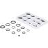 Assortiment de Joints Toriques D.5-20 mm - 50 pcs - Étanchéité Fiable et Polyvalente - Caoutchouc - D-Work