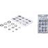Assortiment de Joints Toriques Ø5-20 mm - 50 Pièces - Étanchéité Fiable et Polyvalente - - BGS