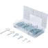 Assortiment de Crochets à Visser 151 pcs - Acier, Pratique et Polyvalent - Pro - D-Work