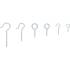 Assortiment de Crochets à Visser 151 pièces - Acier, Pratique et Polyvalent - - BGS