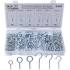 Assortiment de Crochets à Visser 151 pièces - Acier, Pratique et Polyvalent - - BGS