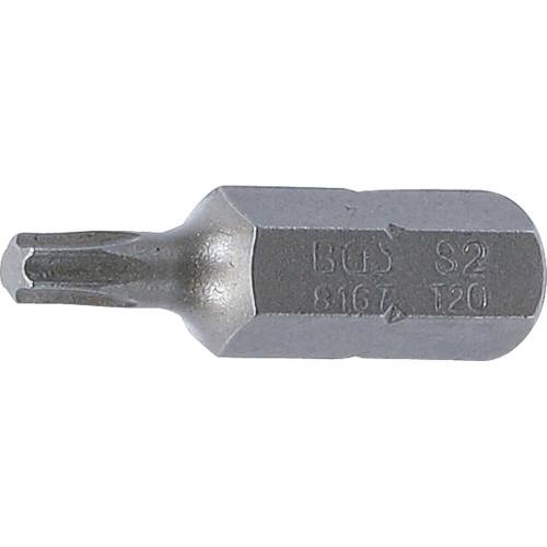 Embout T20 Torx 8 mm x 30 mm - Profil T, Haute Précision - Acier - D-Work
