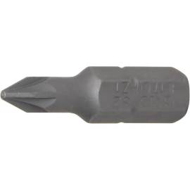 Embout Cruciforme PZ1 6,3 mm (1/4 ) - Longueur 25 mm - Précision et Compatibilité Universelle - BGS
