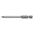 Embout Cruciforme PZ1 6,3 mm (1/4) - L. 25 mm - Précision et Compatibilité Universelle, Acier - D-Work