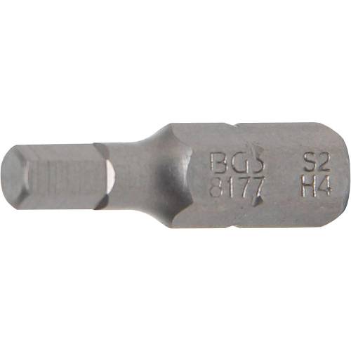 Embout 25 mm 6,3 mm (1/4 ) - Six Pans Intérieurs 4 mm - Précision et Compatibilité - BGS