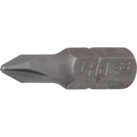 Embout Cruciforme PH1 6,3 mm - L. 25 mm - Précision et Fiabilité, Acier - D-Work
