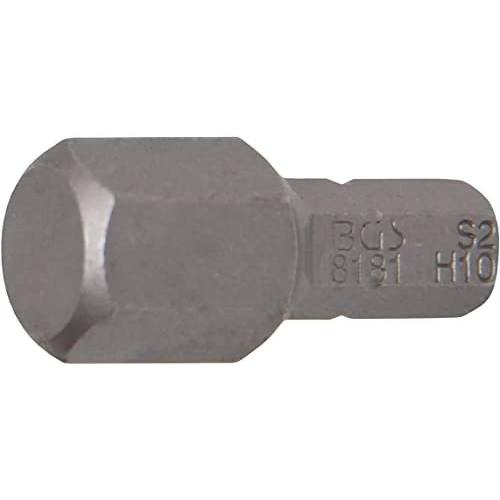 Embout 25 mm - 6,3 mm (1/4), Six Pans Intérieurs 10 mm - Précision et Robustesse - Acier, Pro - D-Work